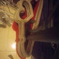 چوبکار (چوب لباسی) مخملی قلبی