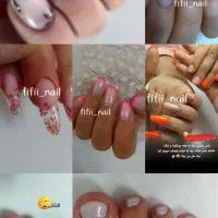 کاشت ناخن ۱۹۹ با ژلیش طبیعی پای رایگان