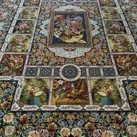 دوتخته فرش ۱۲متری ۱۰۰۰شانه تراکم ۳۰۰۰ یلدای کویر
