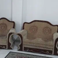 مبل راحتی 9 نفره بهمراه جلو مبلی و سه میز عسلی|مبلمان خانگی و میز عسلی|رشت, نخودچر|دیوار