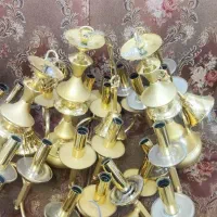 لوستر برنجی و اسب دکوری برنجی و قندان برنجی|لوستر و چراغ آویز|تهران, نارمک|دیوار