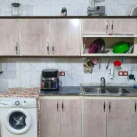 کابینت فلزی .گاز و هود .وسینک