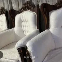 مبل استیل سفید رنگ