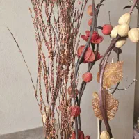 گل مصنوعی به همراه پایه فرفوژه|گل مصنوعی|اصفهان, باغ کاران|دیوار