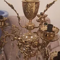 لوستر برنجی|لوستر و چراغ آویز|رشت, دروازه لاکان|دیوار