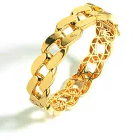 دستبند کارتیر طلا قفل دار مد روز و زیبا فقط ۲ درصد