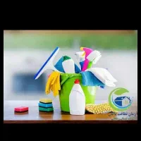 نظافت راه پله پارکینگ خانه تازه ساخت