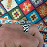 انگشتر نقره دستساز|جواهرات|قائم‌شهر, |دیوار