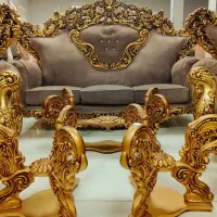 مبل پادشاهی 7نفره و میزعسلی