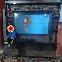 میزتلویزیون بزرگ  جادار سنتی کشویی و...