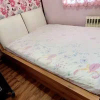 تختخواب دو نفره کف متحرک برند کمجا چوب