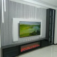 کابینت کمددیواری کلوزت تی وی وال آینه‌باکس