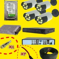 پک کامل دوربین مداربسته تک لنز و چند لنز...