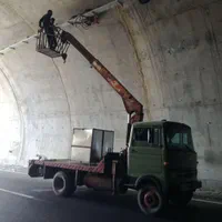 جرثقیل خاور 3تن کفی دار دکل بلند و بالابر ۱۲ متر|خدمات حمل و نقل|شیراز, تندگویان|دیوار