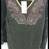 سلام دو عدد شومیز لمه و شال بافت ریز