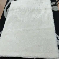 فرش شگی سه بعدی نو نو کرم صدفی