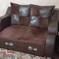 مبل ۷ نفره قهوه ای سوخته|مبلمان خانگی و میز عسلی|گنبد کاووس, |دیوار