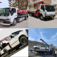 امداد جرثقیل .کفی دکل دار . خودرو بر و یدک کش عماد