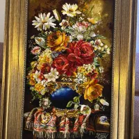 تابلو فرش دستباف ابریشم تبریز