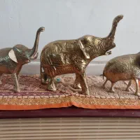 مجسمه فیل برنزی