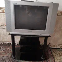 تلویزیون ۲۹ اینچ سامسونگ با میز شیشه ای