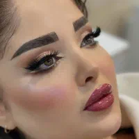 میکاپ شنیون رنگ ولایت اپلاسیون کراتین آموزش