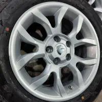 رینگ و لاستیک گوزنی ۱۶ اینچ ۵ پیچ|قطعات یدکی و لوازم جانبی|اهواز, کمپلو شمالی|دیوار