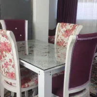 مبل ۷نفره همراه میز ناهار خوری میز تلوزیون|مبلمان خانگی و میز عسلی|فومن, |دیوار