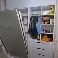 کمد دیواری ریلی در انواع مختلف|جاکفشی، کمد، دراور|گرگان, |دیوار