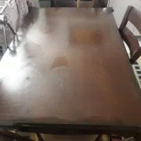 میز ناهار خوری ۴نفره خیلی شیک سایز میز ۷۵در۱۱۲