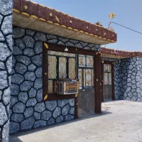 نمای سیمانی طرح چوب و سنگ|خدمات پیشه و مهارت|ایرانشهر, |دیوار