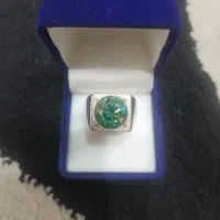 انگشتر نقره جواهری موزانایت