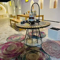 آتشدان Lpg میز ذغال صندلی حیاط آتشکده گازشهری باغی