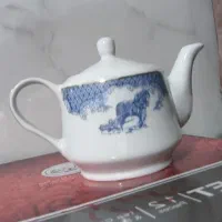 چینی قوری قلم آبی پذیرایی‌ گل آبی جهیزیه عروس|قوری، کتری، قهوه‌ساز دستی|مشهد, شهرک مهر آباد|دیوار