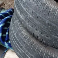 فروش یک جفت لاستیک ۲۰۵ خارجی دور ۱۵