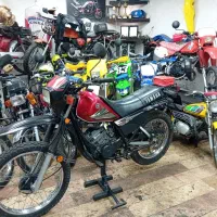 یاماها dt۱۲۵ کارت پلاک درحد صفر dt کراس cb  mt
