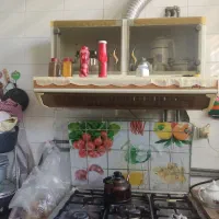 کابینت کامل آشپز خانه تمام فلز همراه با هود|آبچکان و نظمدهنده ظروف|بروجن, |دیوار