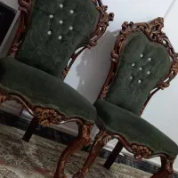 مبل ۹ نفره سلطنتی چوب راش|مبلمان خانگی و میز عسلی|هشتگرد, شهرک کوثر|دیوار