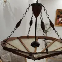 لوستر چوبی سقفی و اویز