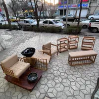اوازم ارایشگاه مینیمال چوبی