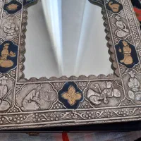 آینه نقره صفوی|جواهرات|کرمانشاه, |دیوار