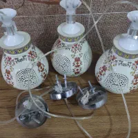 لوستر سه شعله طرح جدید|لوستر و چراغ آویز|کاشان, قطب راوندی|دیوار