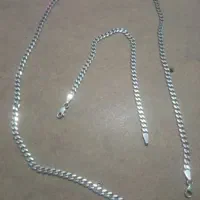 گردنبند و دستبند نقره خارجی (ترک)|بدلیجات|تویسرکان, |دیوار