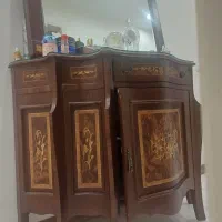 کنسول با اینه چوب راش سالم