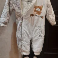 کاپشن سرهمی داخل خز دار نوزادی