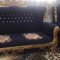 مبلمان 9 نفره همراه 3 عدد جلو مبلی|مبلمان خانگی و میز عسلی|زابل, |دیوار