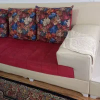 مبلمان ۷ نفره در حد نو بهمراه میز عسلی|مبلمان خانگی و میز عسلی|تالش, هشتپر|دیوار