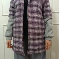 پالتو آستر کشی کلاه دار گرم سویشرت زیپ دار کبریتی|لباس|مشهد, کلاهدوز|دیوار