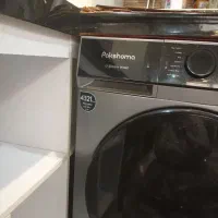 لباسشویی پاک شوما خیلی شیک  رنگ سیلور ۸ کیلویی