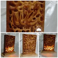 چراغ شبخوابی روستیک عشق|چراغ خواب و آباژور|قم, بیست متری ولیعصر|دیوار